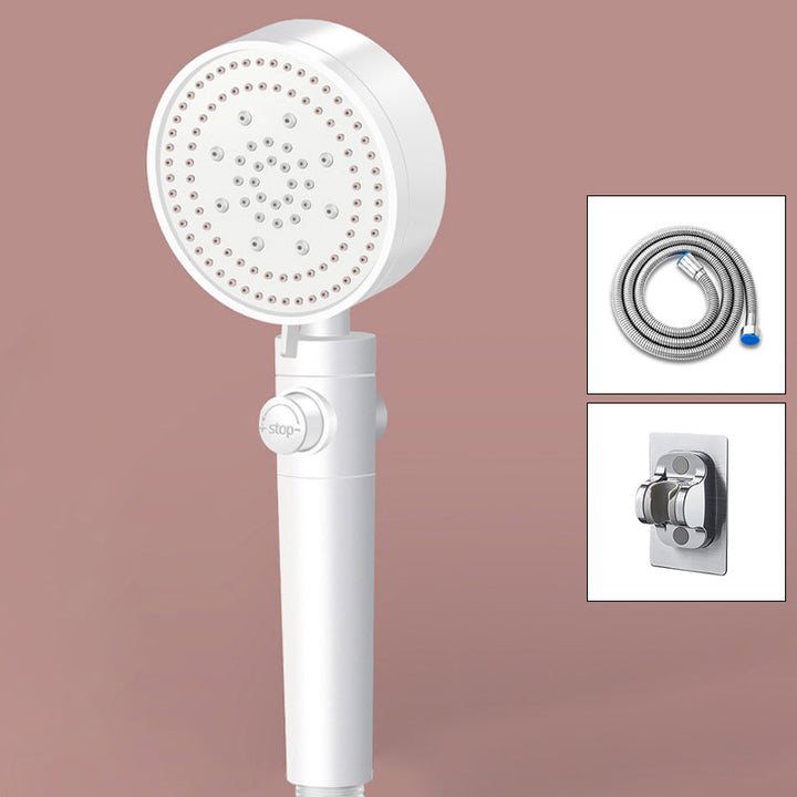Lisslune | Adjustable Water Flow Shower Head Combination 5 Spray Patterns Hand Shower