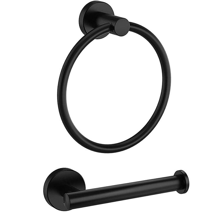 Lisslune | Traditional Bathroom Hardware Accessory Set Towel Ring/Bathrobe Hook/Towel Bar