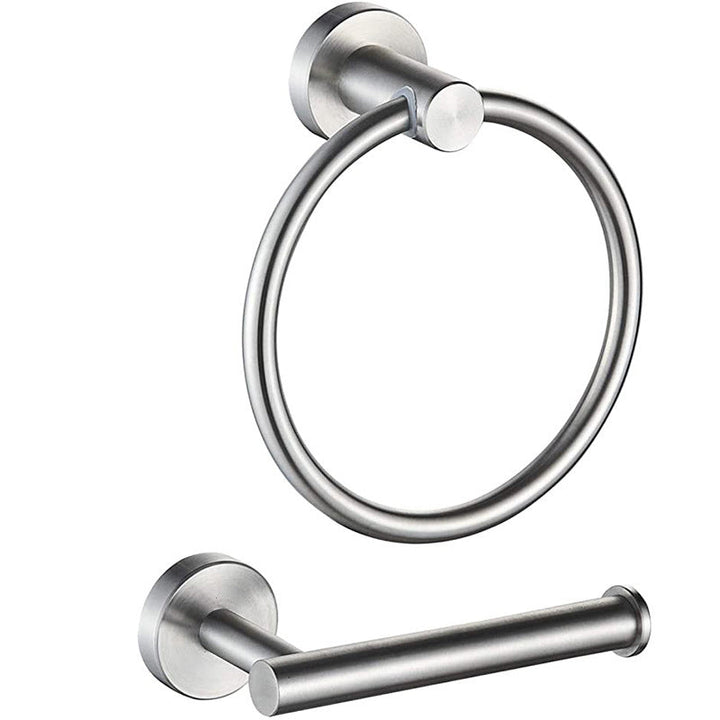 Lisslune | Traditional Bathroom Hardware Accessory Set Towel Ring/Bathrobe Hook/Towel Bar