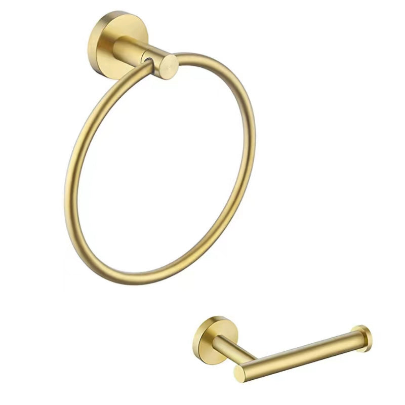 Lisslune | Traditional Bathroom Hardware Accessory Set Towel Ring/Bathrobe Hook/Towel Bar
