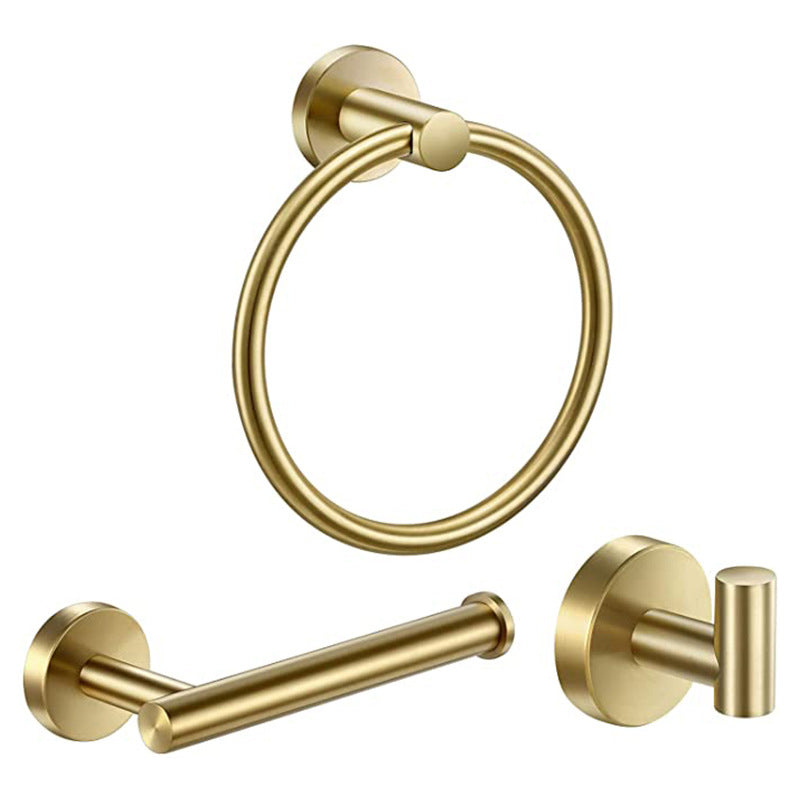 Lisslune | Traditional Bathroom Hardware Accessory Set Towel Ring/Bathrobe Hook/Towel Bar