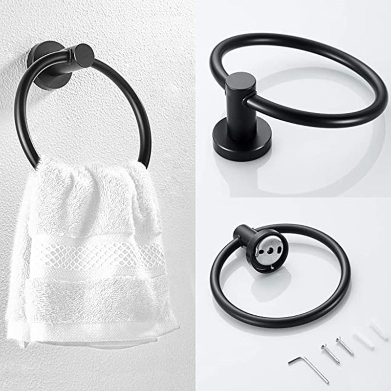 Lisslune | Traditional Bathroom Hardware Accessory Set Towel Ring/Bathrobe Hook/Towel Bar