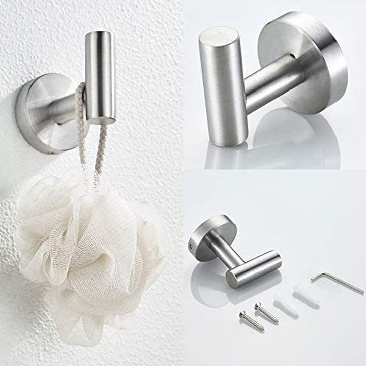 Lisslune | Traditional Bathroom Hardware Accessory Set Towel Ring/Bathrobe Hook/Towel Bar