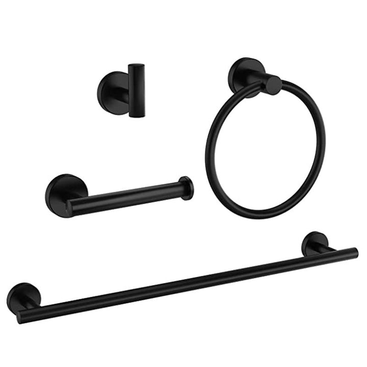 Lisslune | Traditional Bathroom Hardware Accessory Set Towel Ring/Bathrobe Hook/Towel Bar