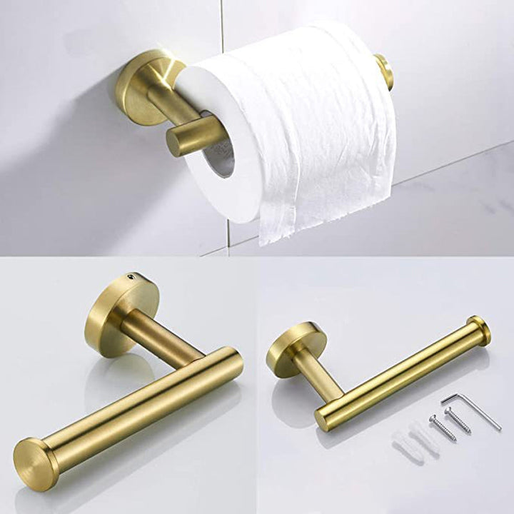 Lisslune | Traditional Bathroom Hardware Accessory Set Towel Ring/Bathrobe Hook/Towel Bar