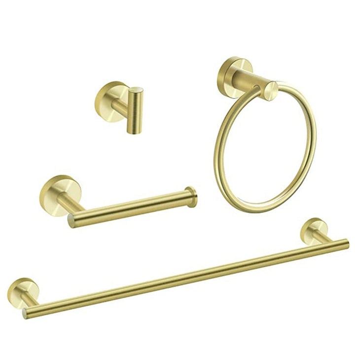 Lisslune | Traditional Bathroom Hardware Accessory Set Towel Ring/Bathrobe Hook/Towel Bar