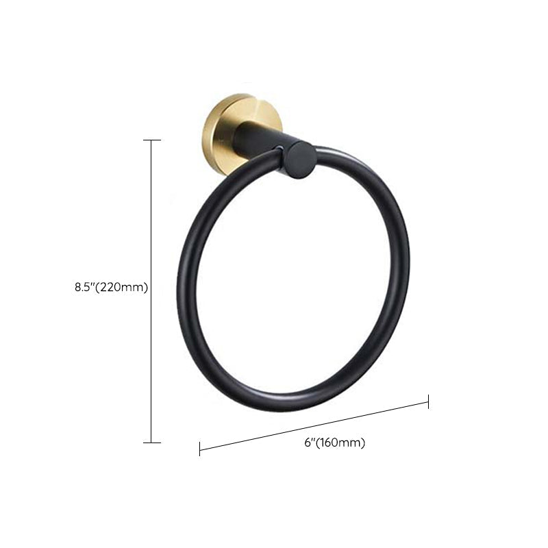 Lisslune | Traditional Bathroom Hardware Accessory Set Towel Ring/Bathrobe Hook/Towel Bar