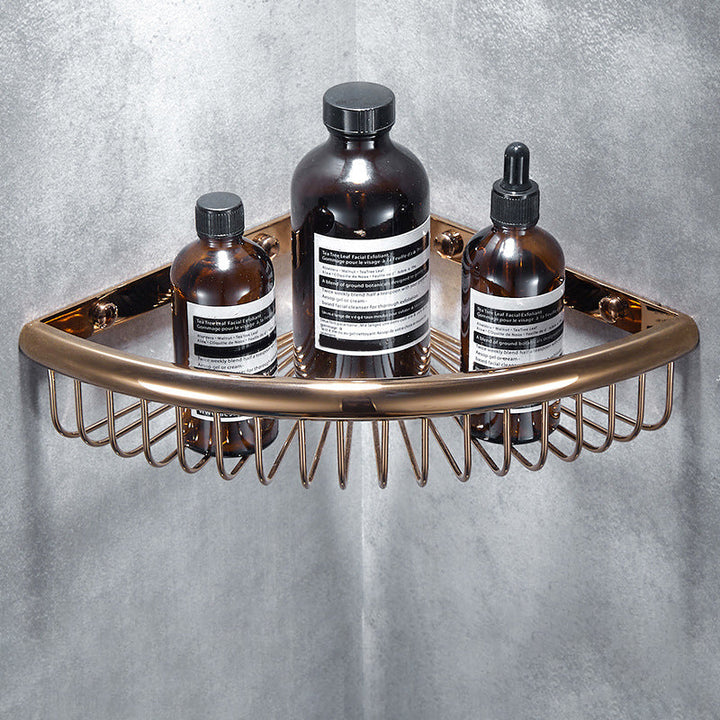 Lisslune | Traditional Brass Bathroom Accessories Set Bathroom Shelf Bathroom Accessories Set