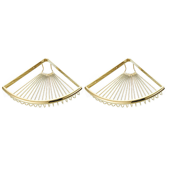Lisslune | Traditional Brass Bathroom Accessories Set Bathroom Shelf Bathroom Accessories Set