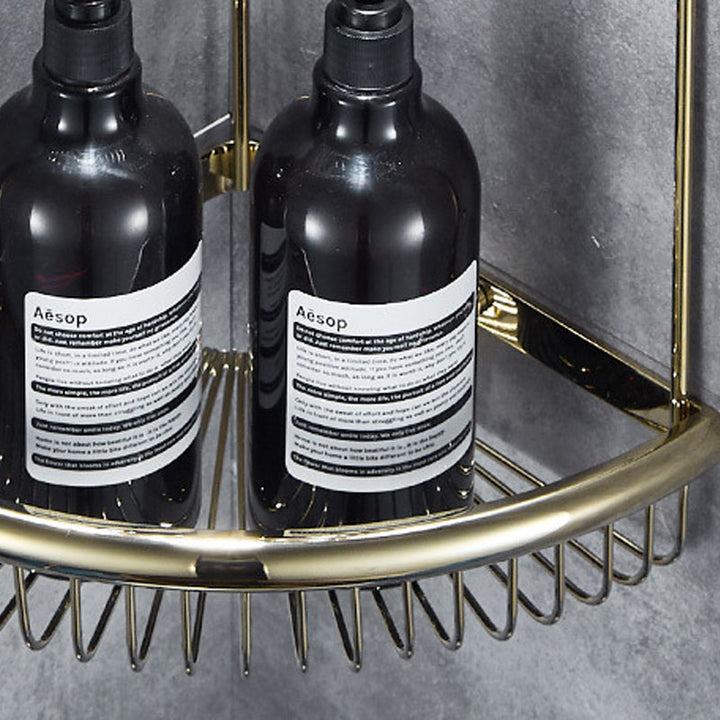 Lisslune | Traditional Brass Bathroom Accessories Set Bathroom Shelf Bathroom Accessories Set