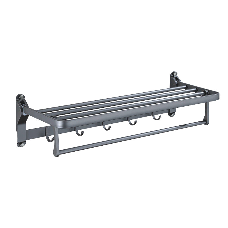Lisslune | Matt gray bathroom accessory set bathroom shelf/towel holder & paper holder included