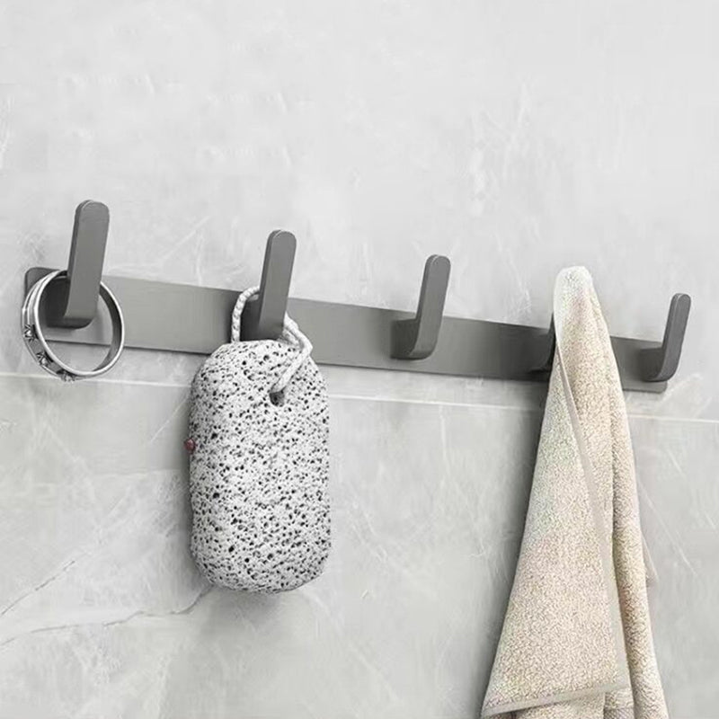 Lisslune | Matt gray bathroom accessory set bathroom shelf/towel holder & paper holder included