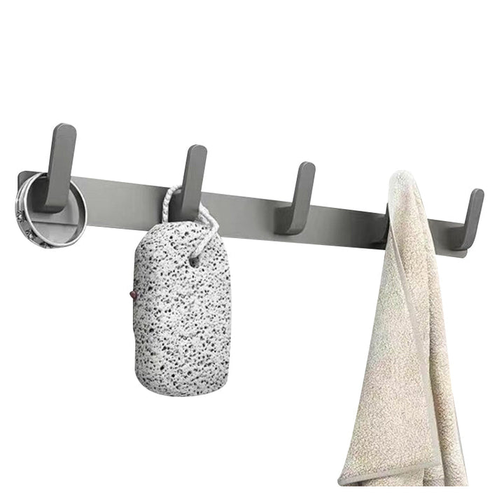 Lisslune | Matt gray bathroom accessory set bathroom shelf/towel holder & paper holder included