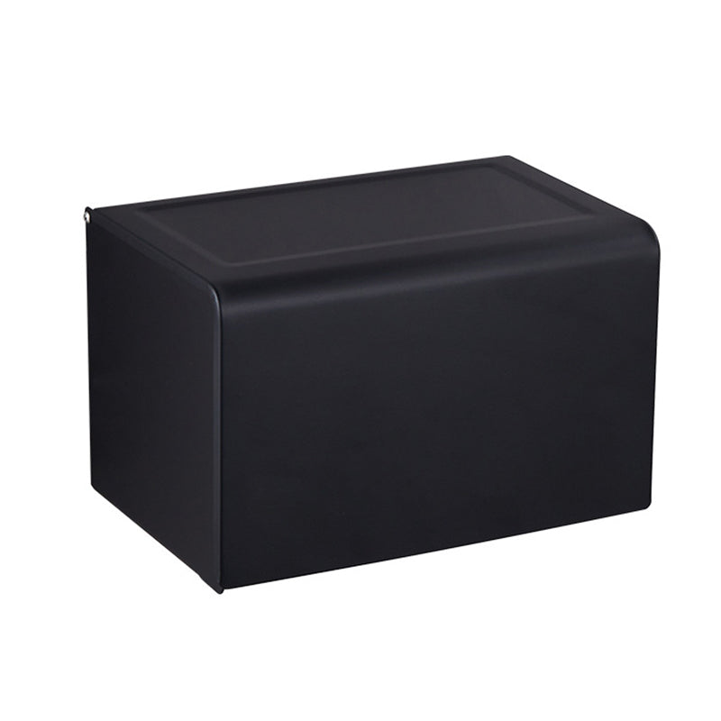 Lisslune | Modern Bathroom Accessory Set Matte Black/Grey Bathroom Shelf/Towel Holder & Paper Holder