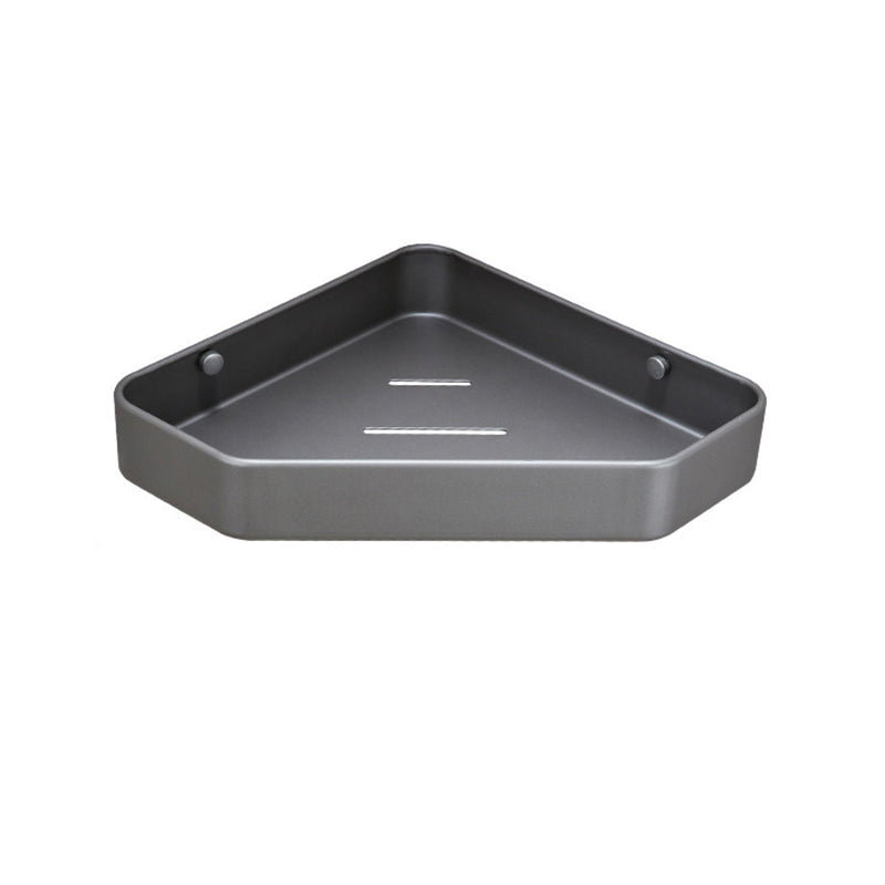 Lisslune | Modern Bathroom Accessory Set Matte Black/Grey Bathroom Shelf/Towel Holder & Paper Holder