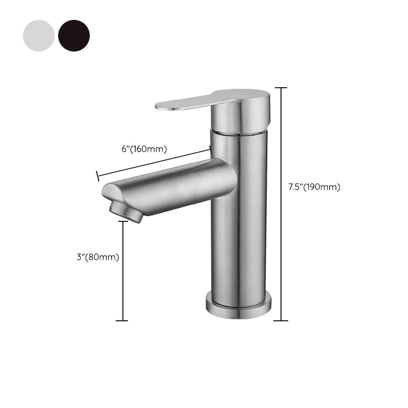 Lisslune | Modern Sink Faucet Single Handle Copper Sink Faucet for the Bathroom