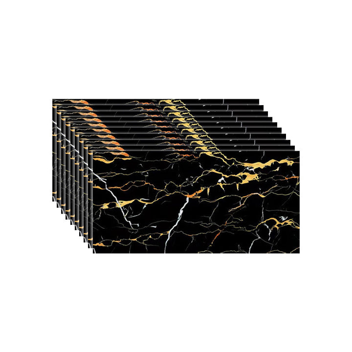 Lisslune | Modern Peel and Stick Tile PVC Rectangular 10 Pack Peel & Stick Field Tile for the Kitchen