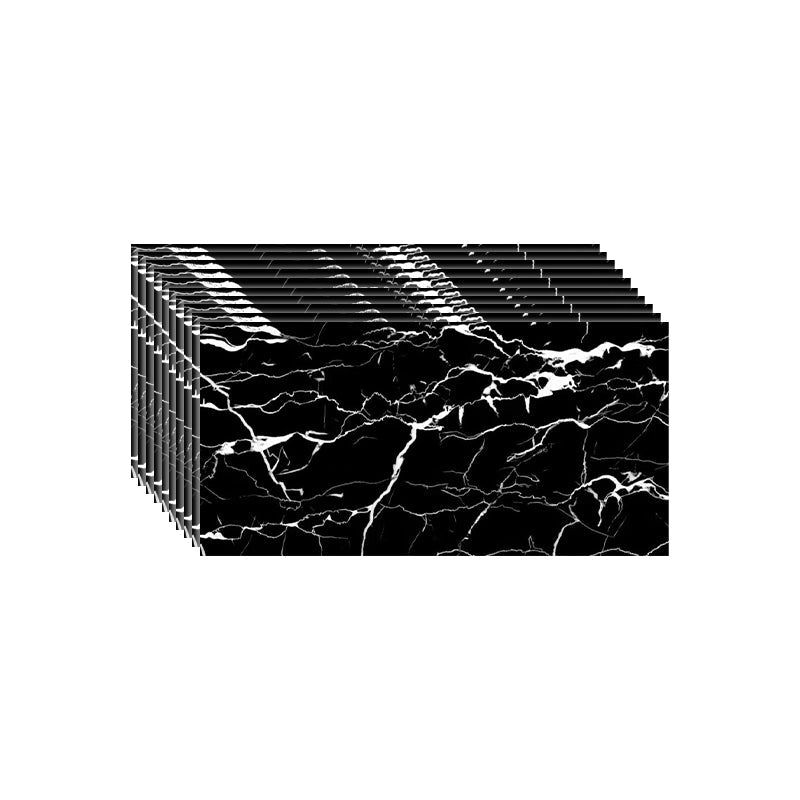 Lisslune | Modern Peel and Stick Tile PVC Rectangular 10 Pack Peel & Stick Field Tile for the Kitchen