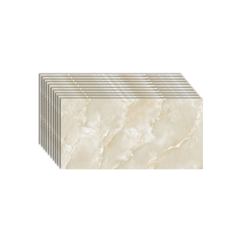 Lisslune | Modern Peel and Stick Tile PVC Rectangular 10 Pack Peel & Stick Field Tile for the Kitchen