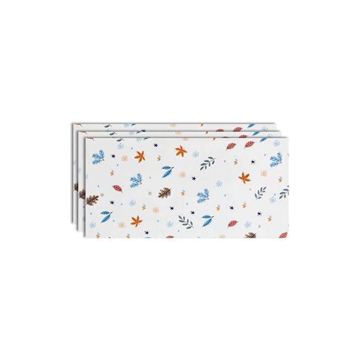 Lisslune | Modern Peel and Stick Back Wall Tile Rectangular Peel and Stick Wall Tile