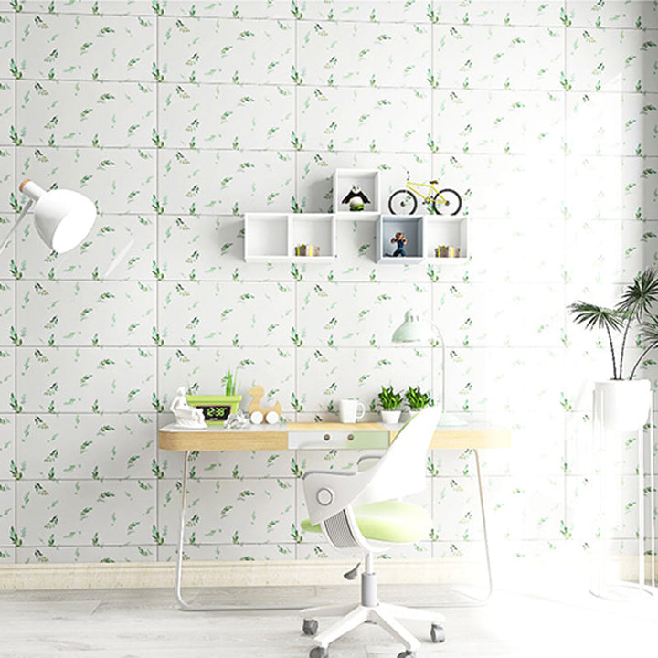 Lisslune | Modern Peel and Stick Back Wall Tile Rectangular Peel and Stick Wall Tile
