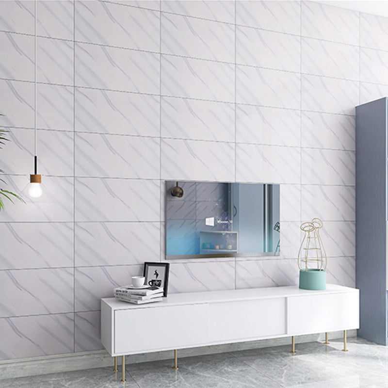 Lisslune | Modern Peel and Stick Back Wall Tile Rectangular Peel and Stick Wall Tile