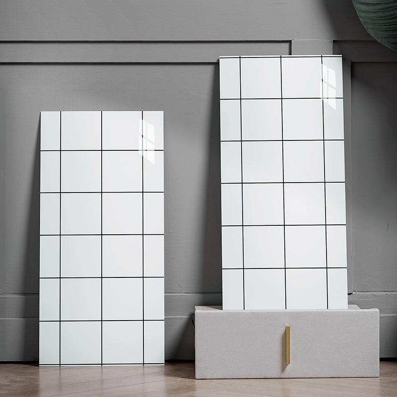 Lisslune | Modern Peel/Stick Back Wall Tile Kitchen and Bathroom Wallpaper