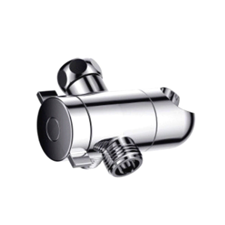Lisslune | Silver Dual Shower Head Round Rainfall Wall-Mounted Shower Head
