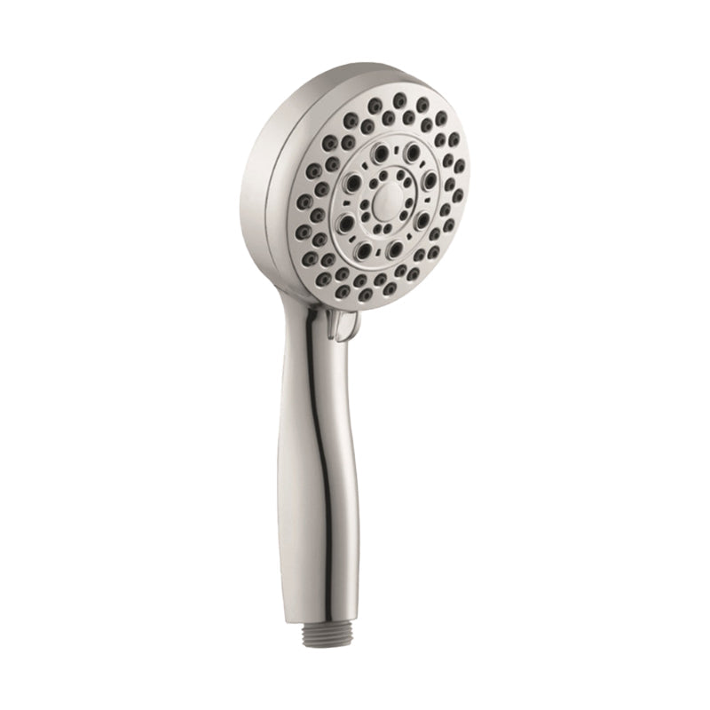 Lisslune | Silver Dual Shower Head Round Rainfall Wall-Mounted Shower Head