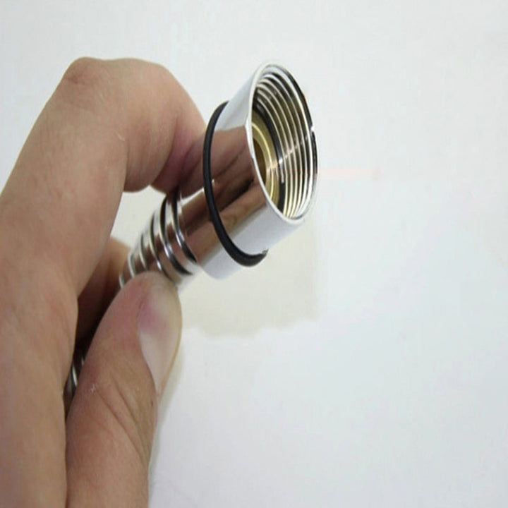 Lisslune | Silver Dual Shower Head Round Rainfall Wall-Mounted Shower Head