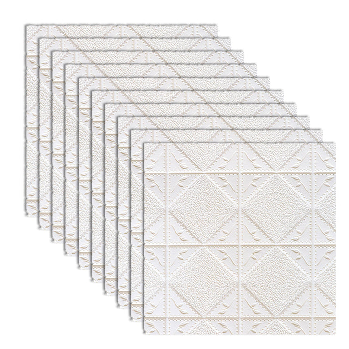 Lisslune | Modern wall cladding 3D embossed PVC self-adhesive waterproof wall access panel