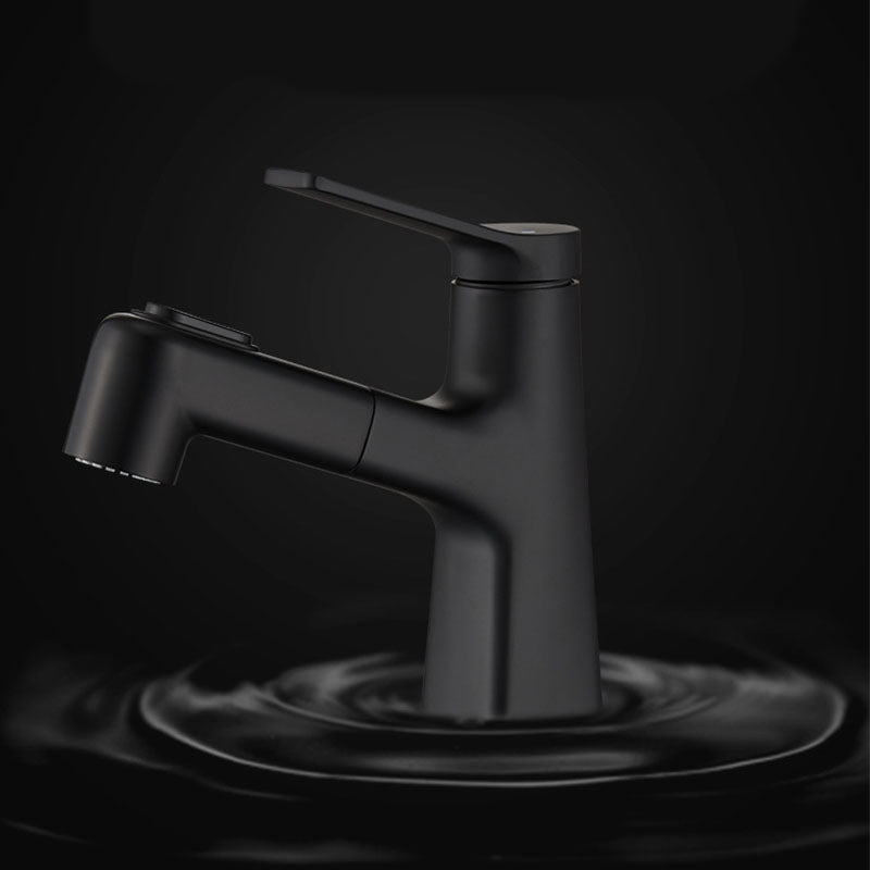 Lisslune | Contemporary Vessel Faucet Metal Single Lever Low Arc Vessel Faucet for the Bathroom