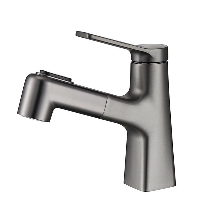 Lisslune | Contemporary Vessel Faucet Metal Single Lever Low Arc Vessel Faucet for the Bathroom