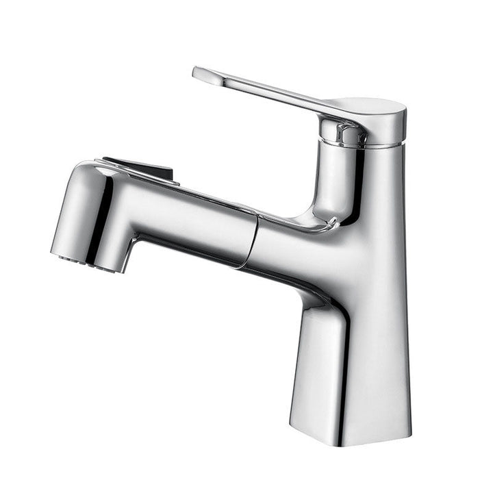 Lisslune | Contemporary Vessel Faucet Metal Single Lever Low Arc Vessel Faucet for the Bathroom