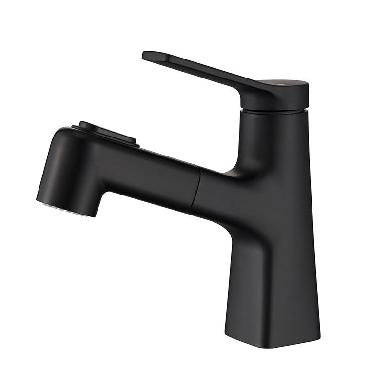 Lisslune | Contemporary Vessel Faucet Metal Single Lever Low Arc Vessel Faucet for the Bathroom