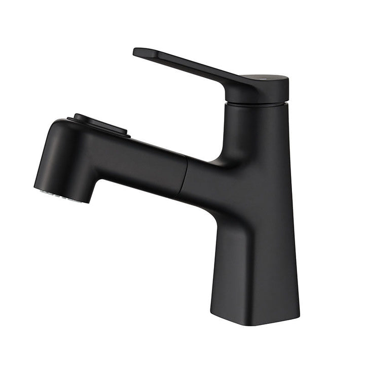 Lisslune | Contemporary Vessel Faucet Metal Single Lever Low Arc Vessel Faucet for the Bathroom