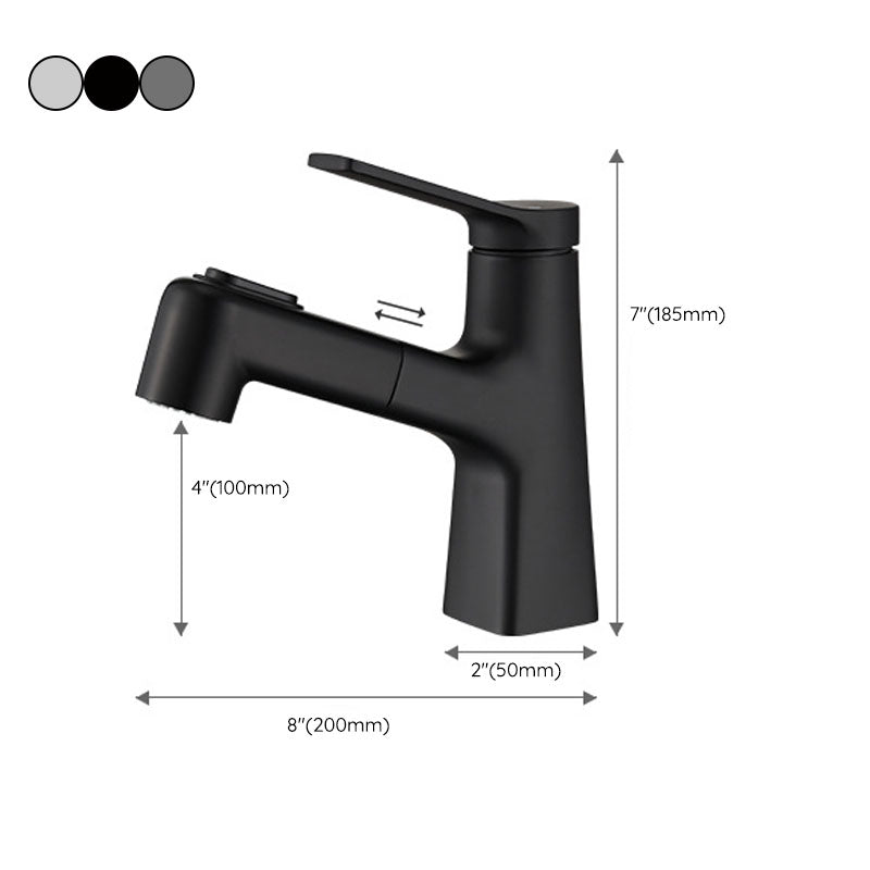 Lisslune | Contemporary Vessel Faucet Metal Single Lever Low Arc Vessel Faucet for the Bathroom