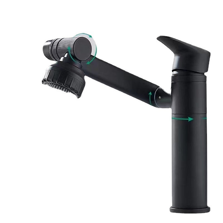 Lisslune | Glam Style Faucet Single Handle Basin Mixer with Waterfall Spout