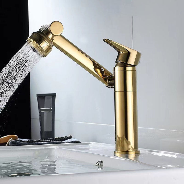 Lisslune | Glam Style Faucet Single Handle Basin Mixer with Waterfall Spout