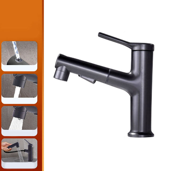 Lisslune | Modern Sink Faucet Pure Color Lavabo Faucet for the Bathroom