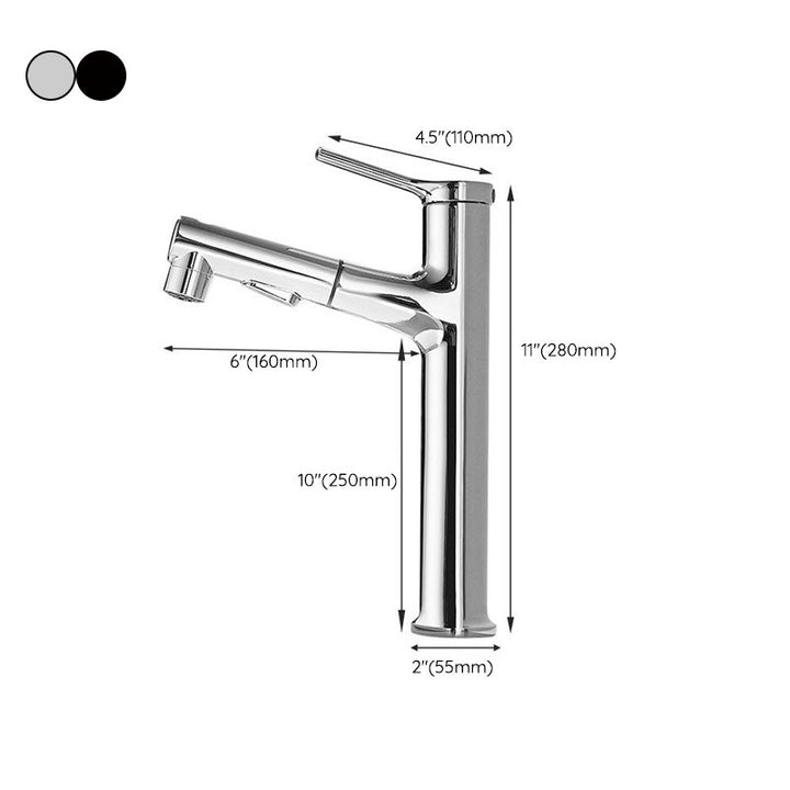 Lisslune | Modern Sink Faucet Pure Color Lavabo Faucet for the Bathroom