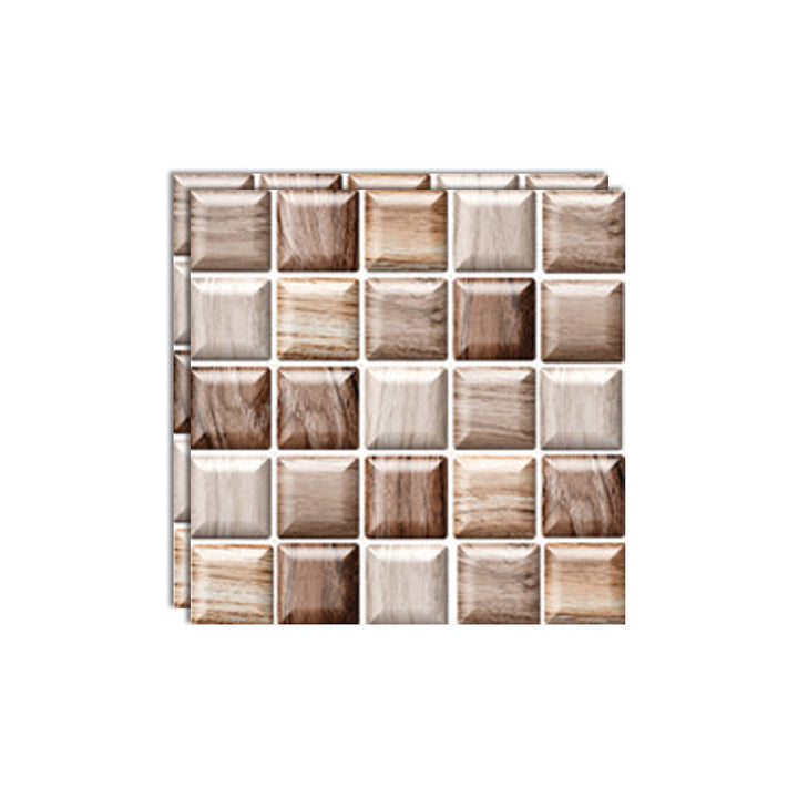 Lisslune | Tile Peel & Stick Rectangle Waterproof Plastic Peel & Stick Subway Tiles for Shower 2-Pack