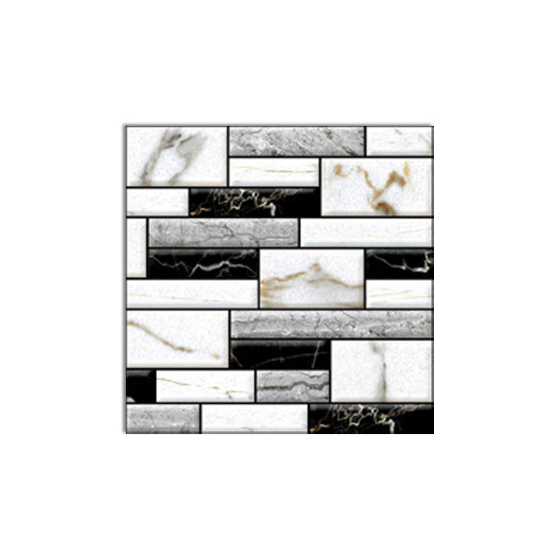 Lisslune | Tile Peel & Stick Rectangle Waterproof Plastic Peel & Stick Subway Tiles for Shower 2-Pack
