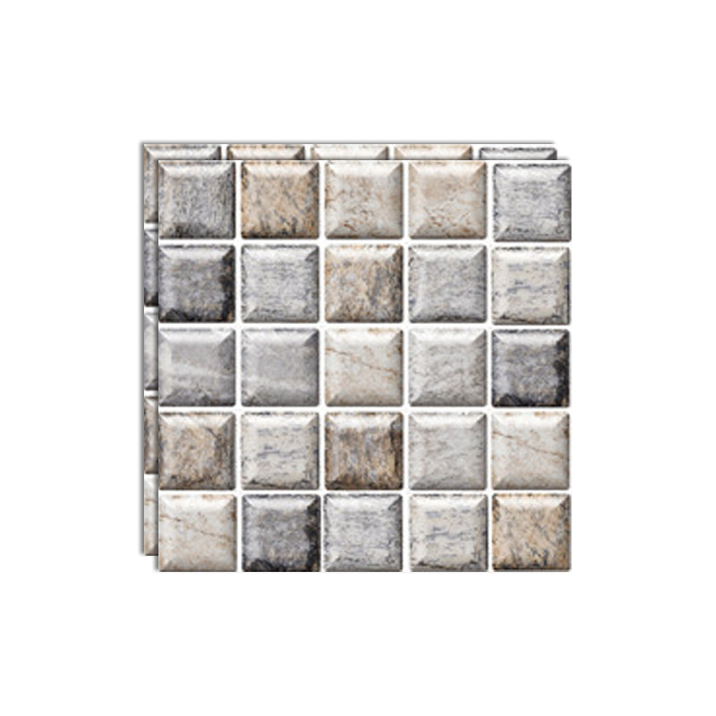 Lisslune | Tile Peel & Stick Rectangle Waterproof Plastic Peel & Stick Subway Tiles for Shower 2-Pack