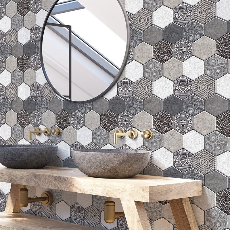Lisslune | Tile Peel & Stick Rectangle Waterproof Plastic Peel & Stick Subway Tiles for Shower 2-Pack
