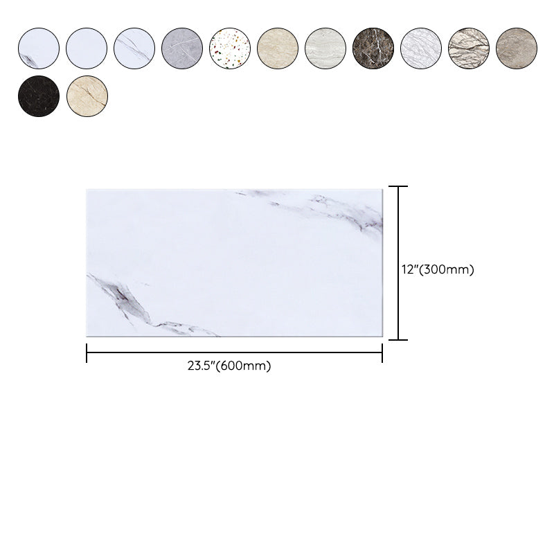 Lisslune | Contemporary Style Wallpaper Single Panel Bathroom Wallpaper with Rectangular Shape