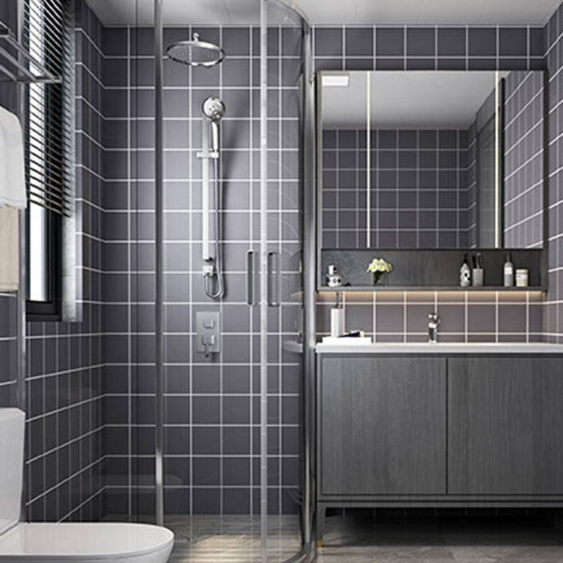 Lisslune | Contemporary Wallpaper Single Panel Bathroom Wallpaper with Rectangular Shape