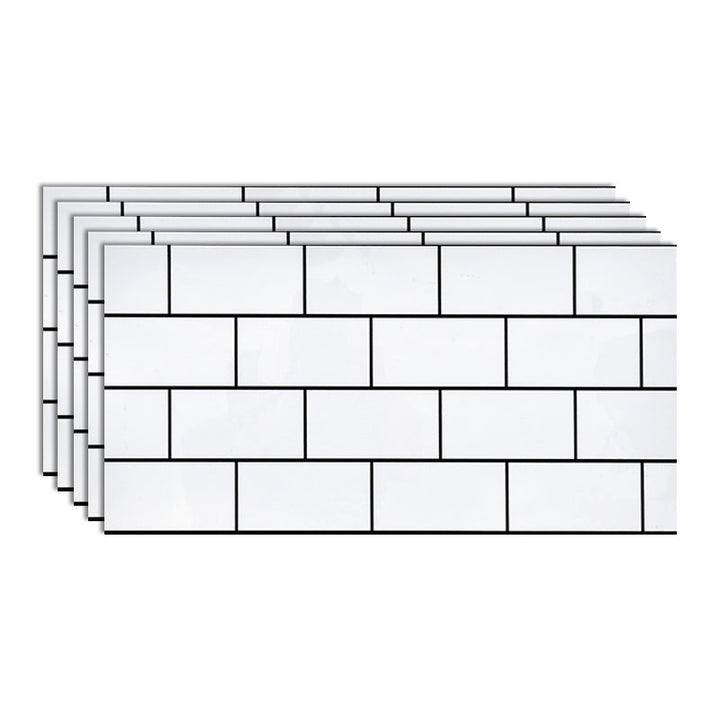 Lisslune | Contemporary Wallpaper Single Panel Bathroom Wallpaper with Rectangular Shape