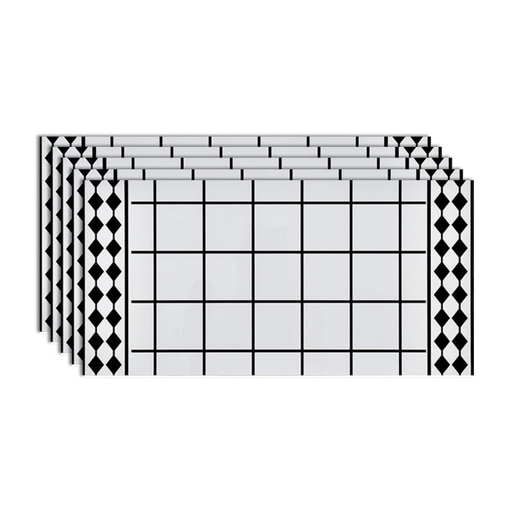Lisslune | Contemporary Wallpaper Single Panel Bathroom Wallpaper with Rectangular Shape