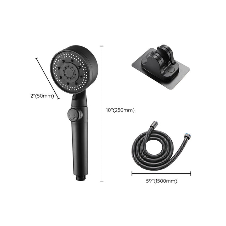 Lisslune | Modern Shower Head Plastic Wall Mounted Shower Head with Adjustable Spray Pattern